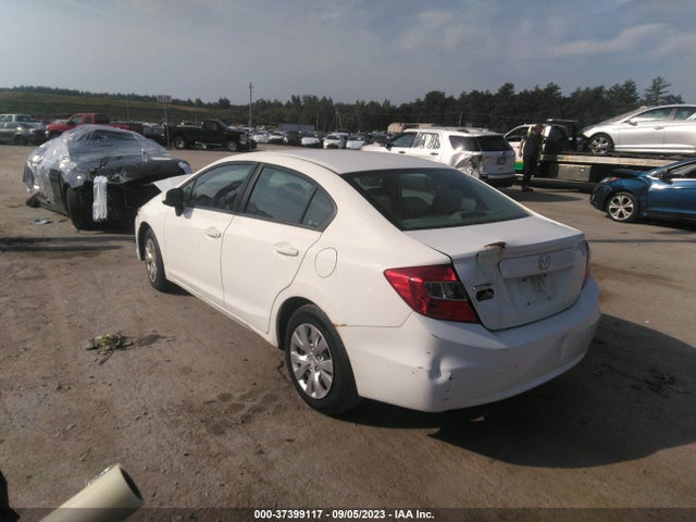 2012 HONDA CIVIC SDN LX VIN: 2HGFB2F5XCH587487