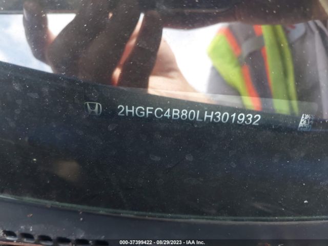 2020 HONDA CIVIC COUPE 2HGFC4B80LH301932 Photo 8