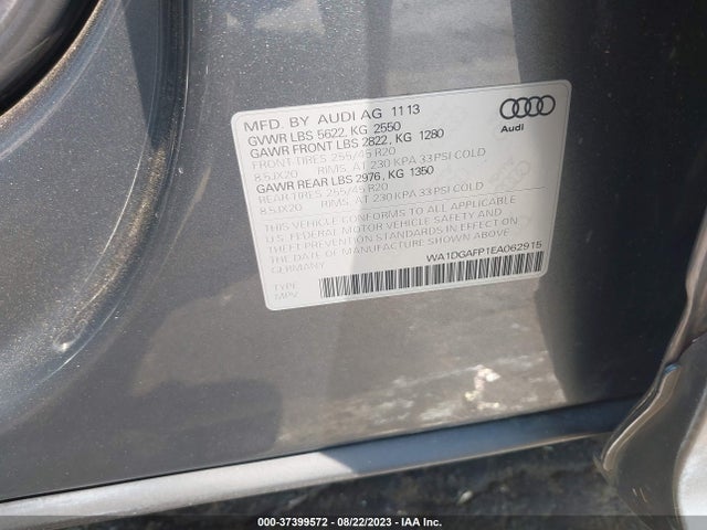 WA1DGAFP1EA062915 Audi Q5 Premium Plus