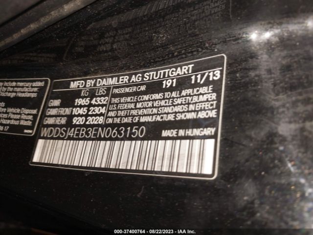 WDDSJ4EB3EN063150 Mercedes-Benz Cla-class Cla 250