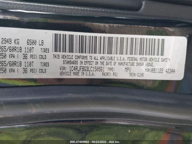 1C4RJFBG3LC150561 Jeep Grand Cherokee Limited