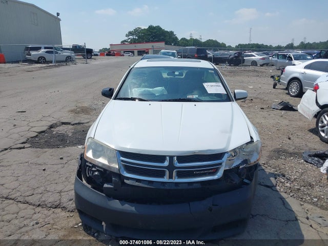 2013 DODGE AVENGER SXT VIN: 1C3CDZCG8DN687367