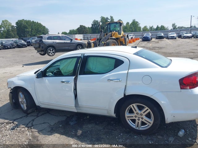 2013 DODGE AVENGER SXT VIN: 1C3CDZCG8DN687367
