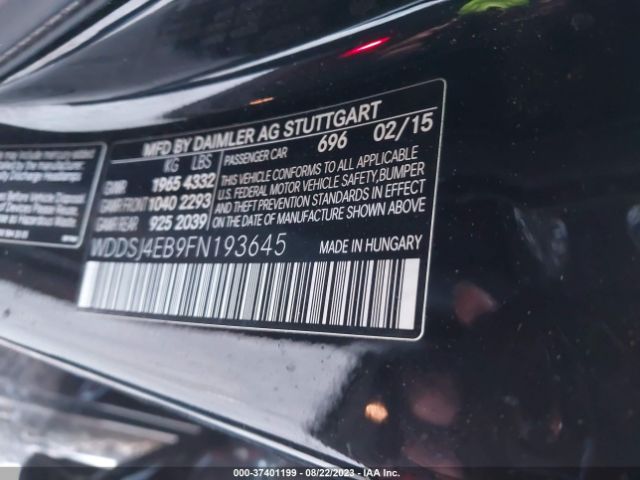 WDDSJ4EB9FN193645 Mercedes-Benz Cla-class Cla 250