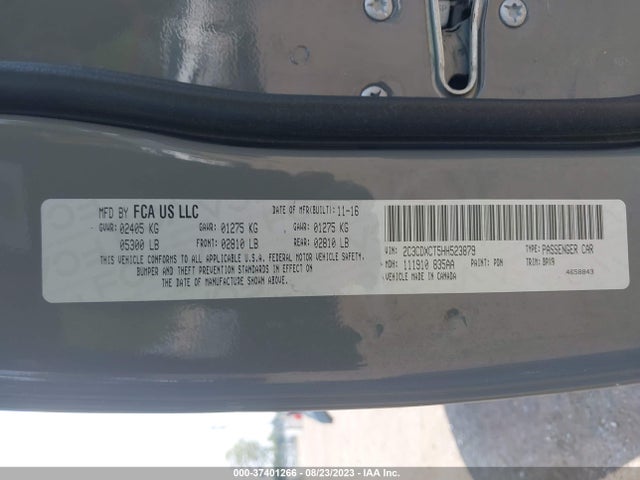 Dodge CHARGER R/T 2017 2C3CDXCT5HH523879 Image 9