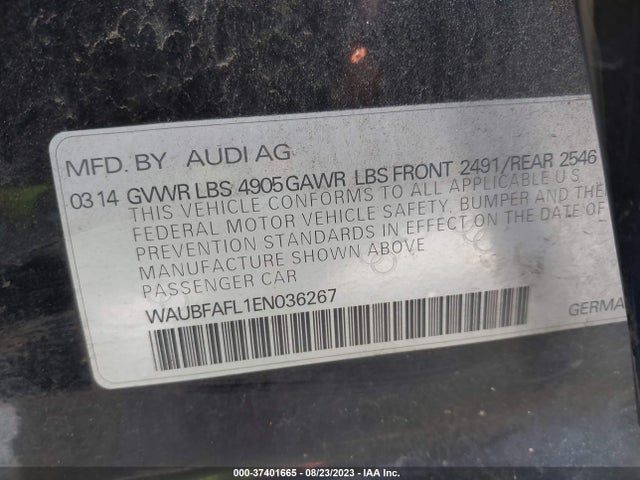 WAUBFAFL1EN036267 Audi A4 PREMIUM