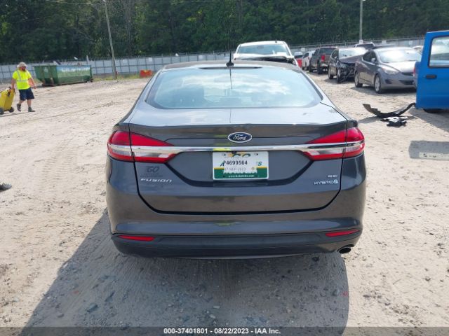 3FA6P0LU5JR140850 Ford Fusion Hybrid Se