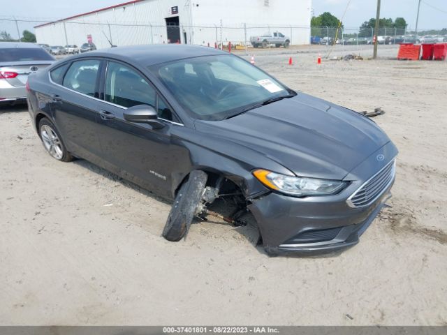 3FA6P0LU5JR140850 Ford Fusion Hybrid Se