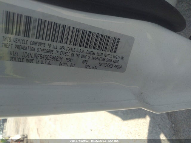 1C4NJRFB4GD500634 Jeep Patriot High Altitude Edition