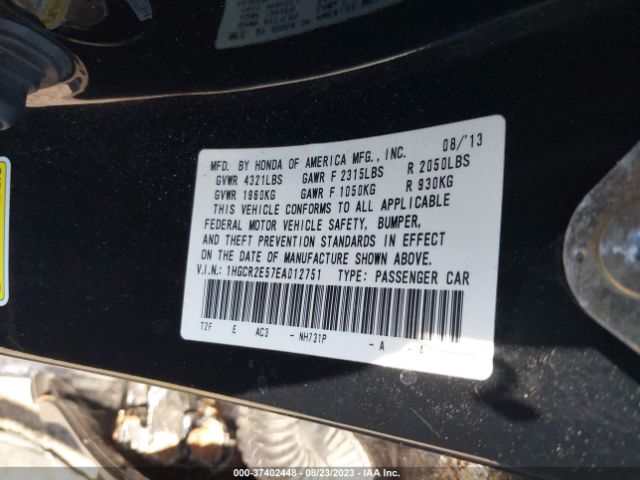 1HGCR2E57EA012751 Honda Accord Sport
