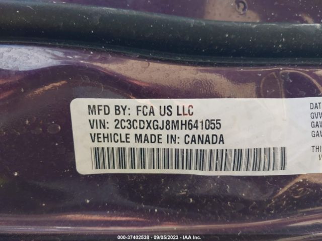 2C3CDXGJ8MH641055 Dodge Charger Scat Pack