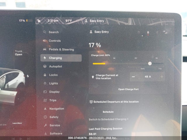 7SAYGDEF3PF825483 Tesla Model Y Performance