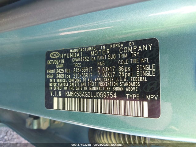 2020 Hyundai Kona, VIN: KM8K53AG3LU059754