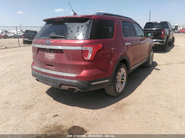 2018 FORD EXPLORER LIMITED VIN: 1FM5K7F88JGA88354