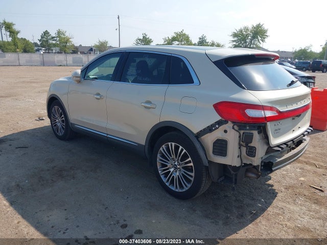 2016 LINCOLN MKX RESERVE VIN: 2LMTJ8LR4GBL51148