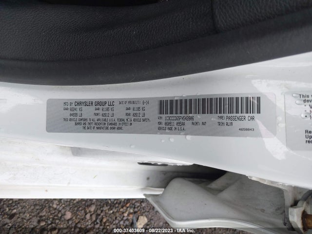 Chrysler 200 S 2015 1C3CCCDG5FN542806 Image 9
