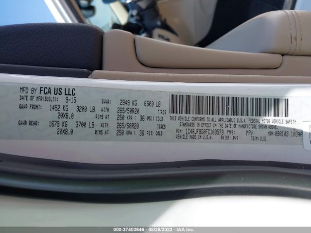 1C4RJFBG0FC103573 Jeep Grand Cherokee Limited
