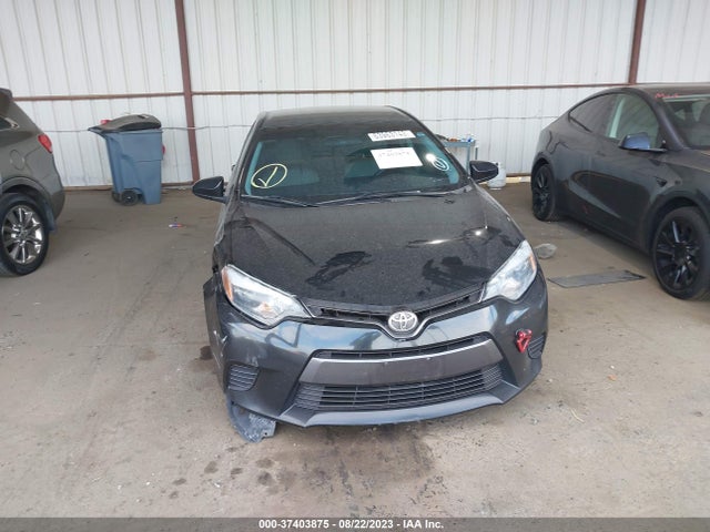 2016 TOYOTA COROLLA LE VIN: 2T1BURHE6GC613497