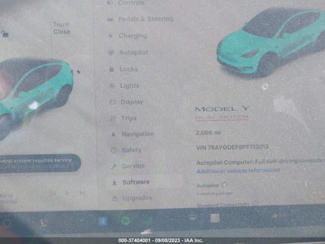 7SAYGDEF9PF713013 Tesla Model Y Performance