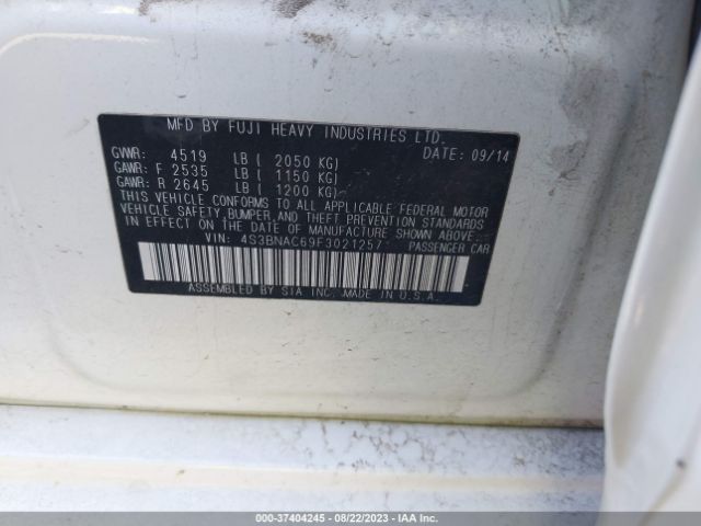4S3BNAC69F3021257 Subaru Legacy 2.5i Premium