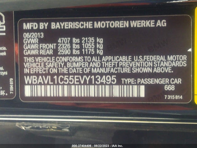 BMW X1 Xdrive28i 2014 WBAVL1C55EVY13495 Image 9