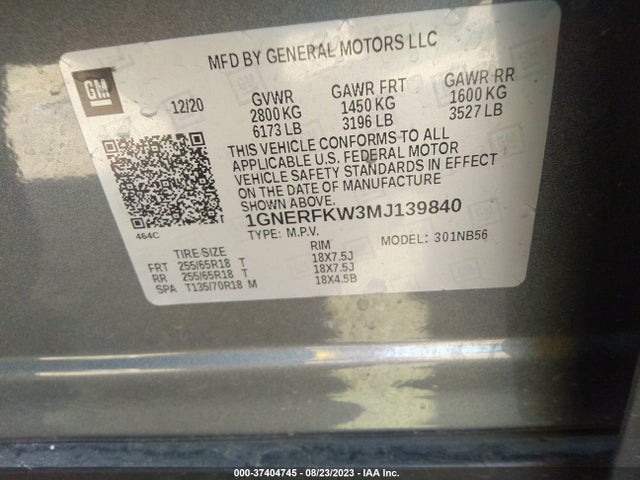 Chevrolet Traverse Ls 2021 1GNERFKW3MJ139840 Image 9