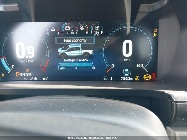 2022 FORD F-150 RAPTOR VIN: 1FTFW1RG0NFB79627