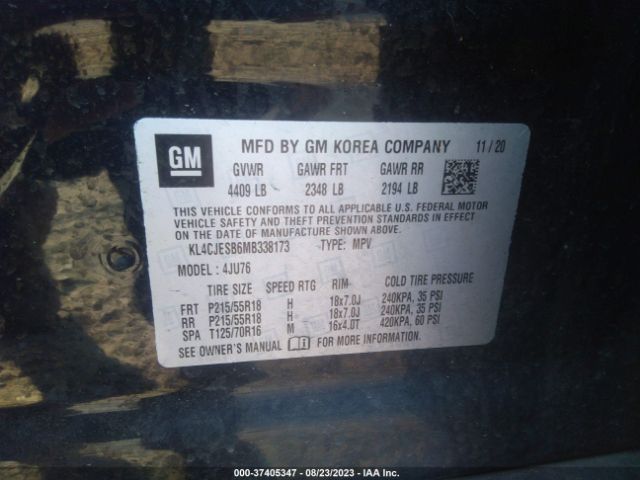 KL4CJESB6MB338173 Buick Encore Preferred