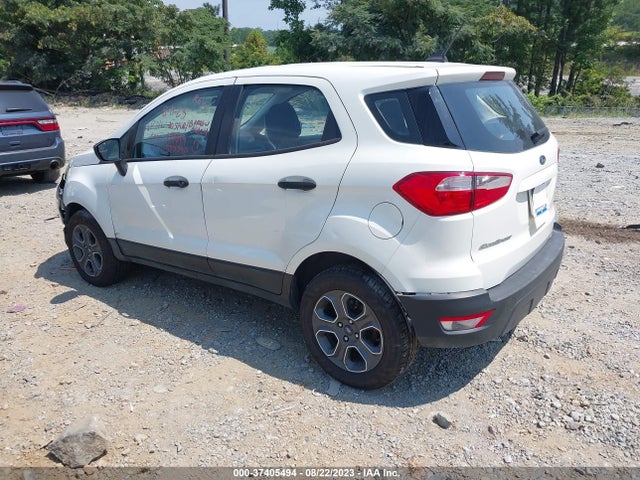 2020 FORD ECOSPORT S VIN: MAJ6S3FL0LC370090