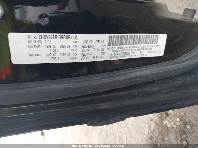 Продаж на аукціоні авто 2011 Volkswagen Routan Se, vin: 2V4RW3DG5BR806204, номер лоту: 37405645