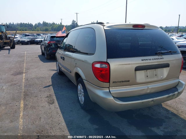 2006 DODGE GRAND CARAVAN SE VIN: 1D4GP24R86B678722