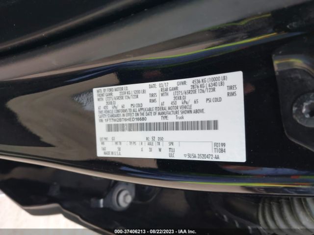 1FT7W2BT6HED16680 Ford Super Duty F-250 Srw Lariat/platinum