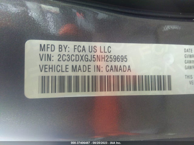 Dodge Charger Scat Pack 2022 2C3CDXGJ5NH259695 Image 9