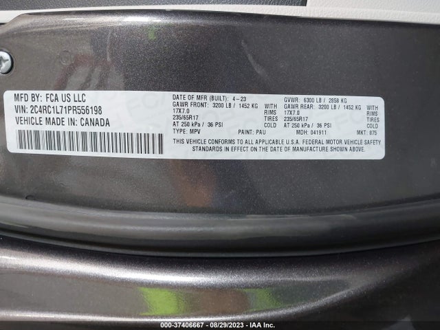 Chrysler Pacifica Hybrid Touring L 2023 2C4RC1L71PR556198 Image 15