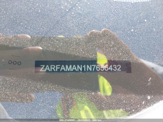 ZARFAMAN1N7656432 Alfa Romeo Giulia Sprint Rwd