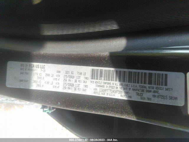 1C6SRFFT7LN107399 RAM 1500 Big Horn