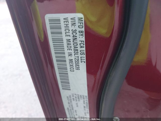 3C4NJDAB3LT255839 Jeep Compass Sport