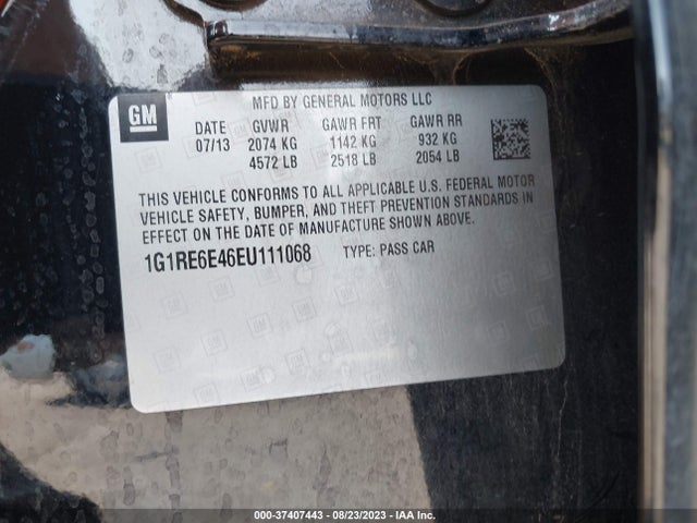 Chevrolet Volt 2014 1G1RE6E46EU111068 Image 15