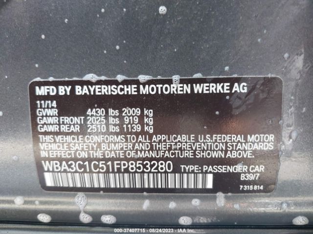 WBA3C1C51FP853280 BMW 3 Series 328i