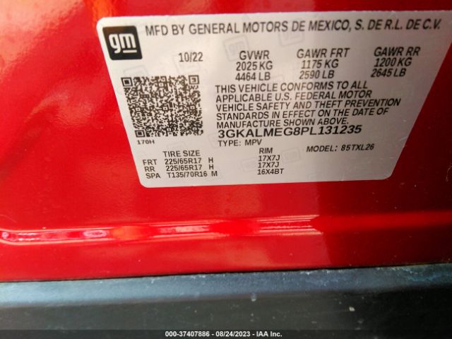 3GKALMEG8PL131235 GMC Terrain Sle