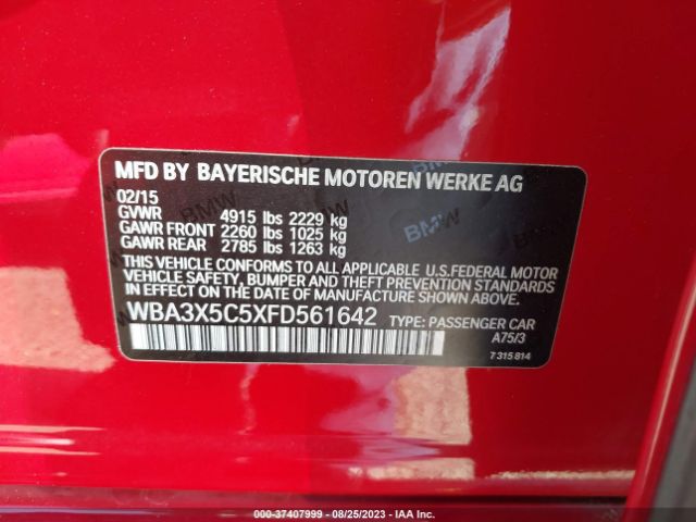 WBA3X5C5XFD561642 BMW 3 Series Gran Turismo 328i Xdrive