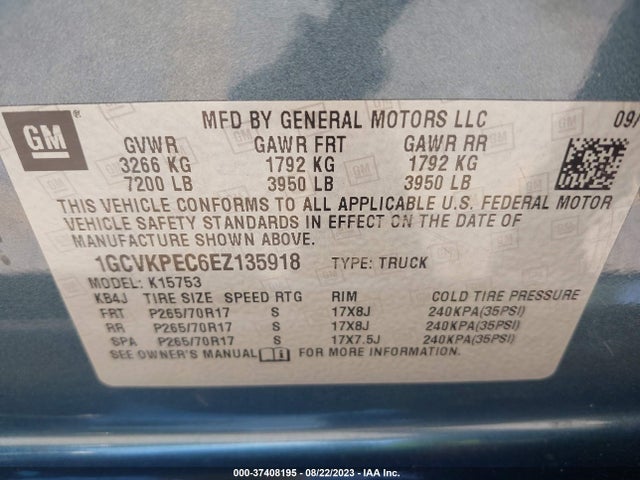 Chevrolet Silverado 1500 Work Truck 2014 1GCVKPEC6EZ135918 Image 15