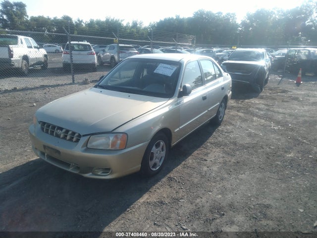 2002 HYUNDAI ACCENT GL VIN: KMHCG45C42U324188