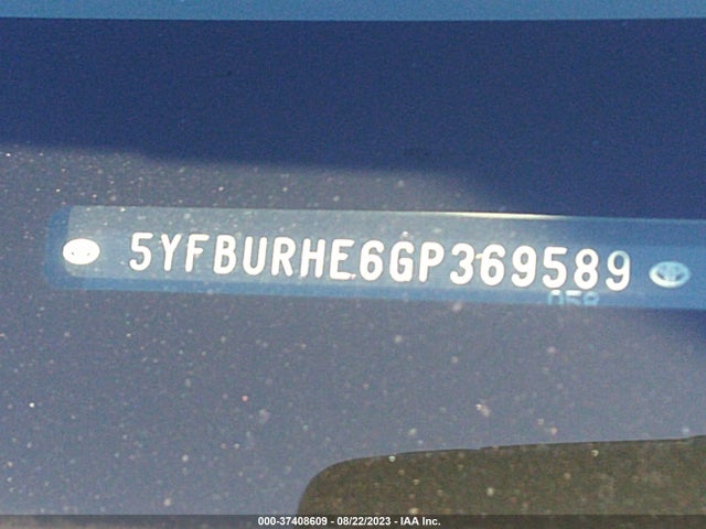 Toyota Corolla L/le/s/s Plus/le Plus 2016 5YFBURHE6GP369589 Image 15