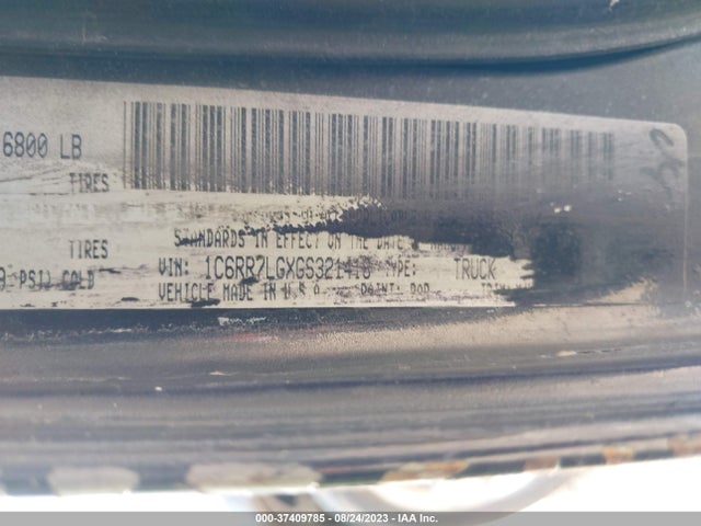 1C6RR7LGXGS321418 RAM 1500 Big Horn