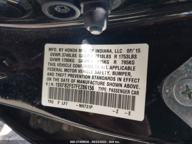 19XFB2F57FE286156 Honda Civic Lx