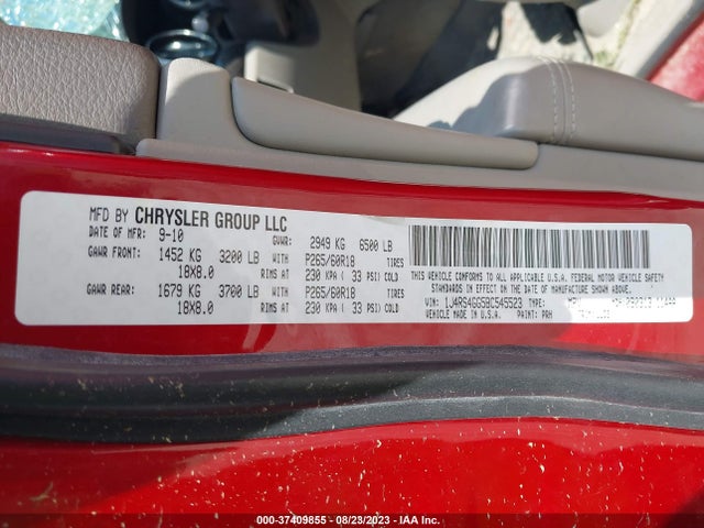 2011 JEEP GRAND CHEROKEE 1J4RS4GG5BC545523 Photo 8