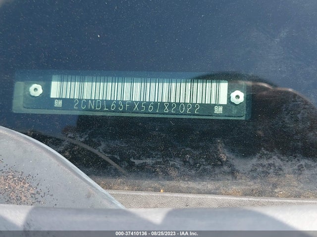 2005 CHEVROLET EQUINOX LT VIN: 2CNDL63FX56182022