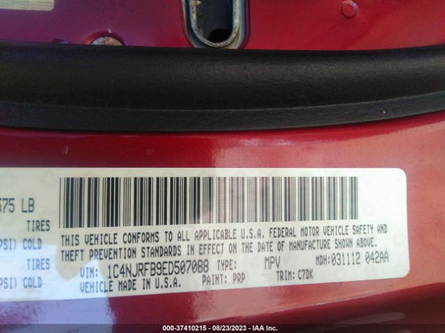 1C4NJRFB9ED507088 Jeep Patriot Latitude