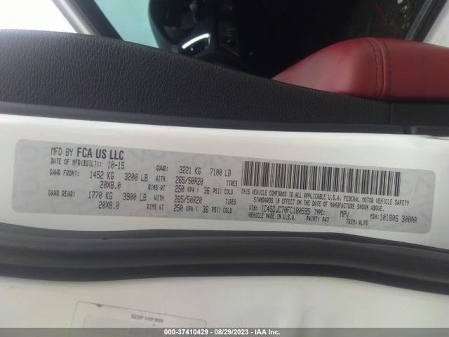 Dodge Durango R/t 2015 1C4SDJCT0FC180595 Image 9